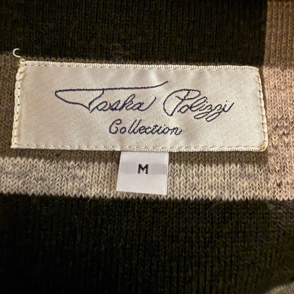 Tasha Polizzi Black and White Fleece Coat - Picture 4 of 4